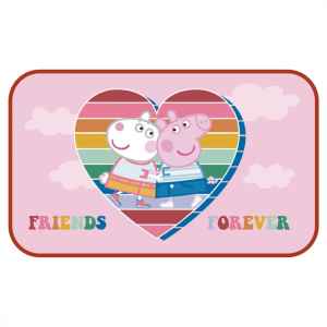 Peppa malac Friends lábtörlő, fürdőszobai kilépő 40x70 cm