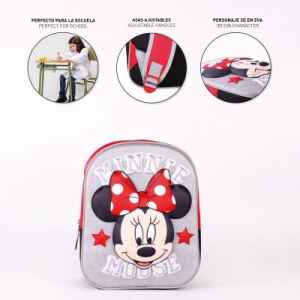 Disney Minnie 3D hátizsák, táska 31 cm