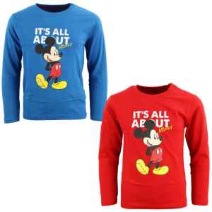 Disney Mickey All About gyerek hosszú ujjú póló 3 - 8 év / 98 - 128 cm