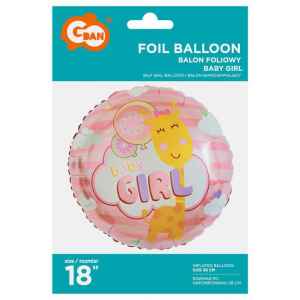Baby Girl fólia lufi 36 cm