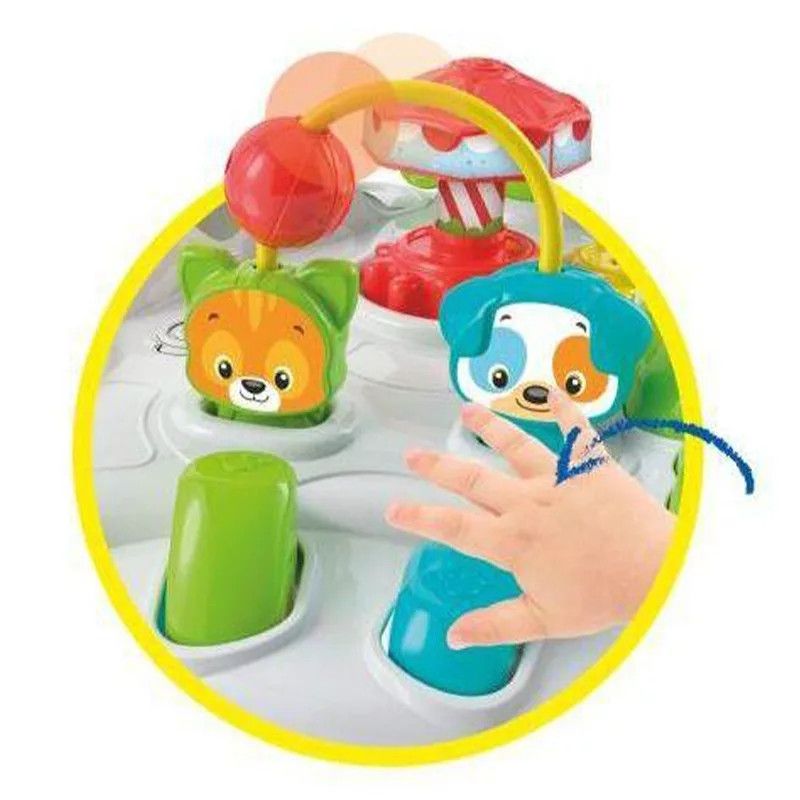 Színes készségfejlesztő interaktív játszópark Activity Table Clementoni