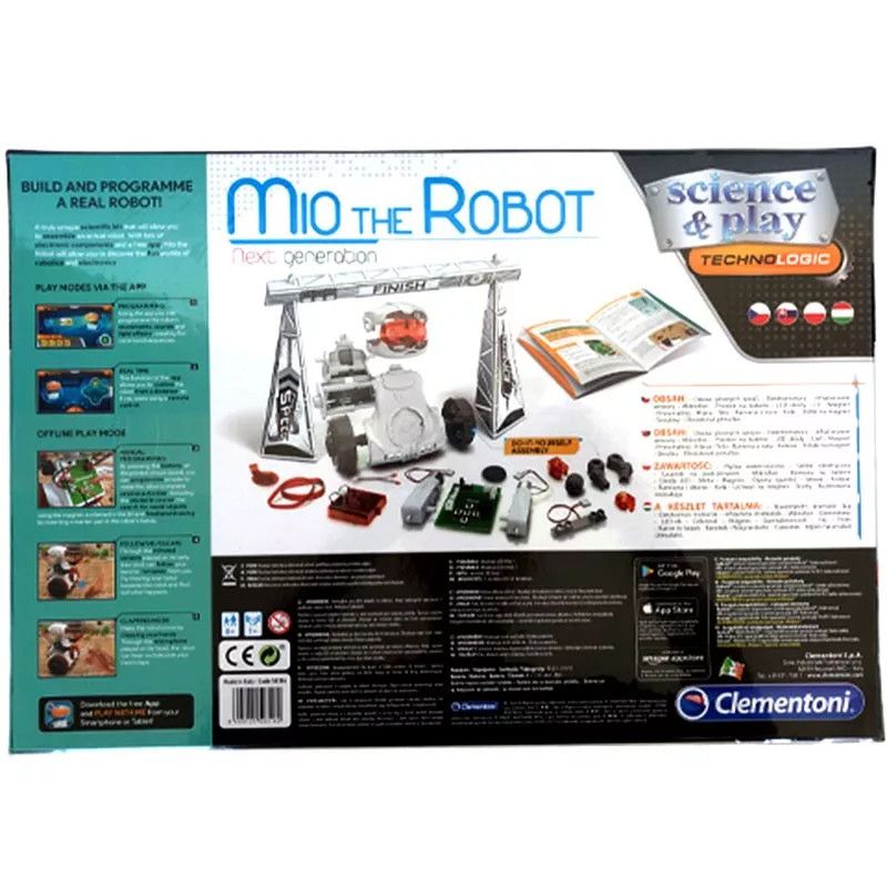 Programozható játékrobot Mio the robot Clementoni