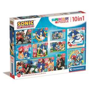 Sonic a sündisznó 10 az 1-ben puzzle Clementoni