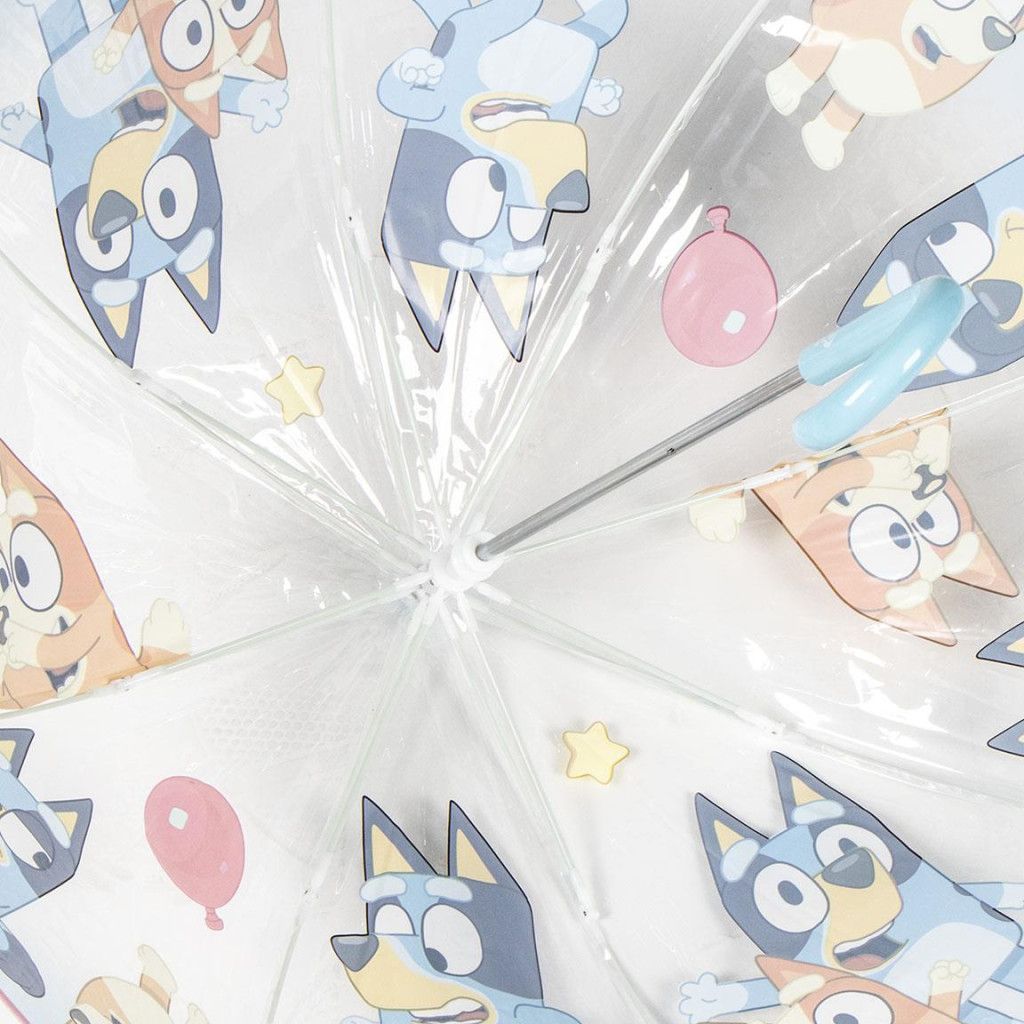 Bluey Bingo gyerek átlátszó esernyő Ø71 cm