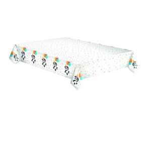 Állatos Funny Panda papír asztalterítő 120x180 cm