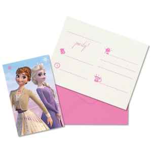 Disney Jégvarázs Wind party meghívó 6 db-os FSC