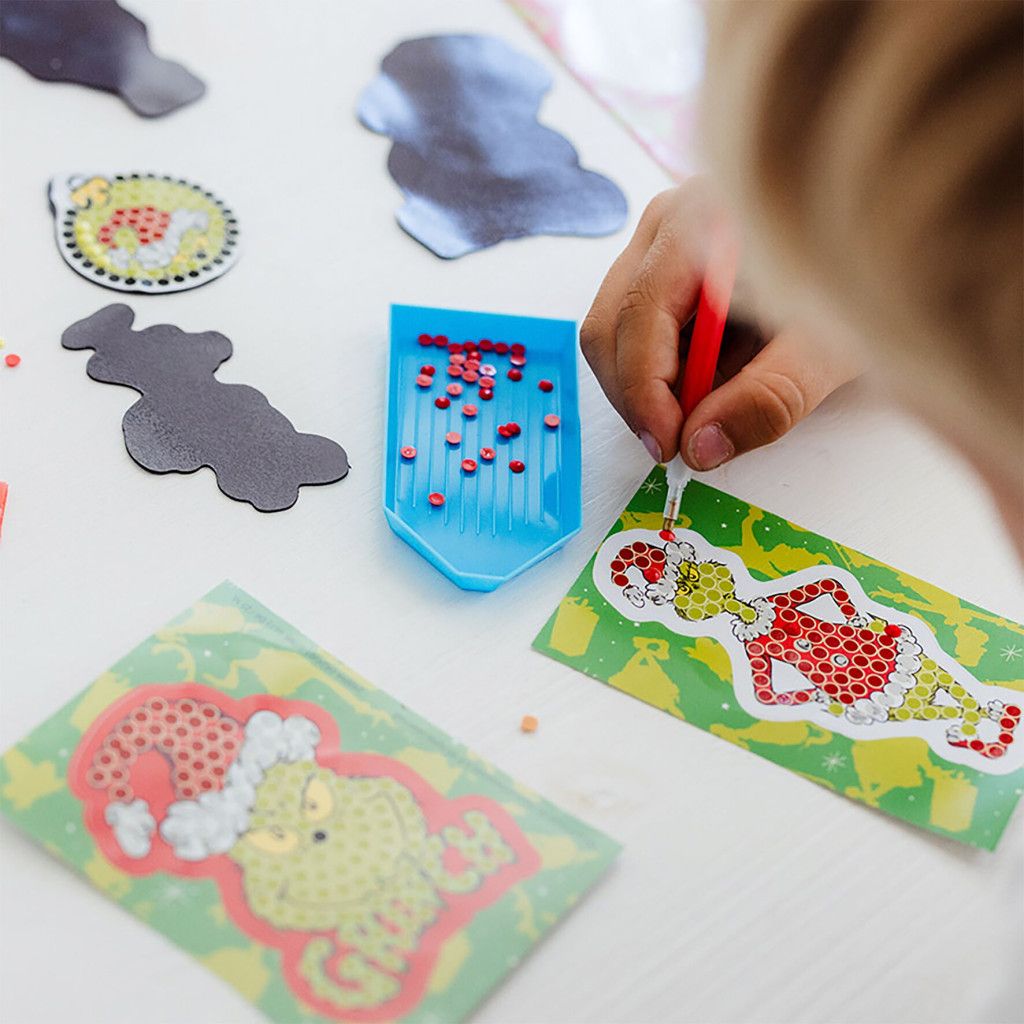 A Grincs Dr Seuss gyémántfestő mágneses szett