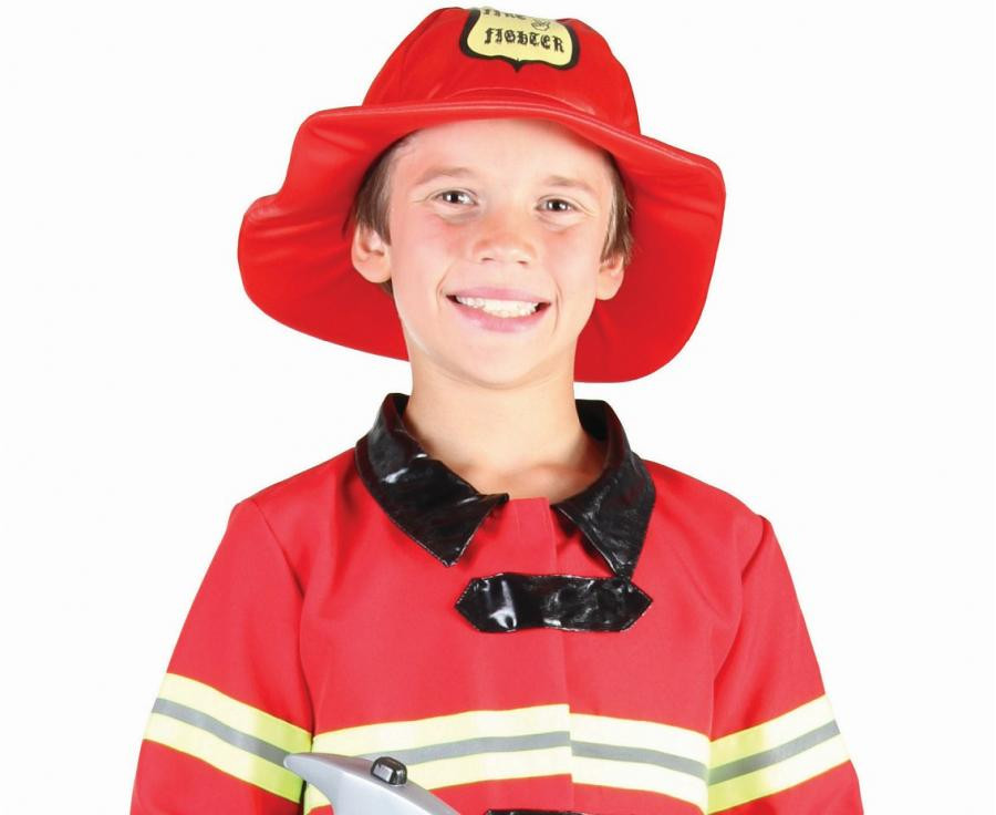 Tűzoltó Red jelmez 130/140 cm