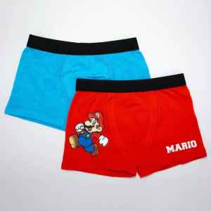 Super Mario Come On gyerek boxeralsó 2 darab/csomag 10 év / 140 cm